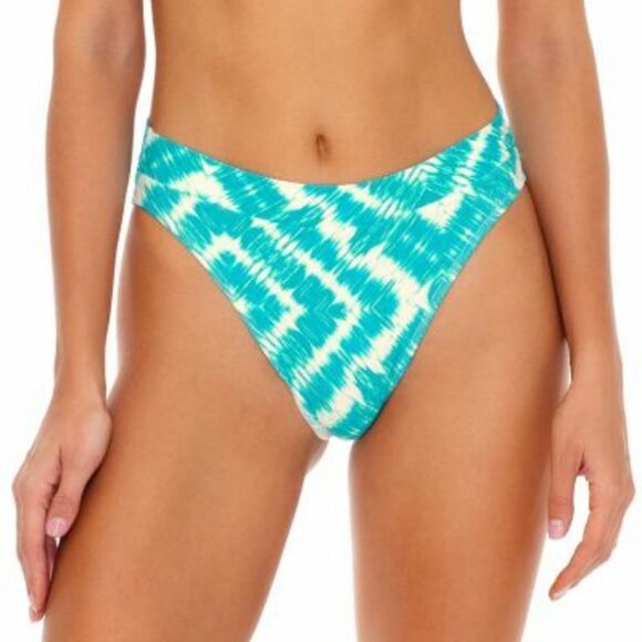 Luli Fama Mermaid Wishes bikini set High Leg Banded Bottoms  triangle top medium - Picture 4 of 11
